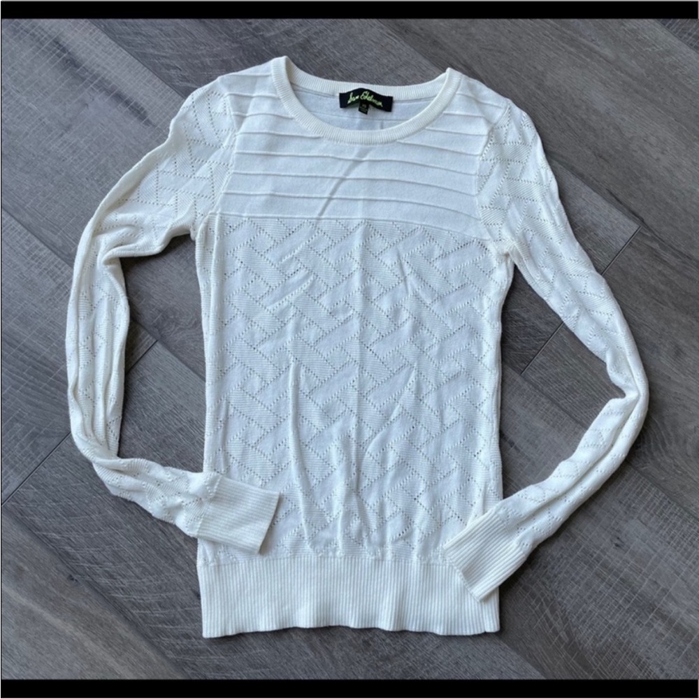 Sam Edelman Detailed Sweater in White Size XS